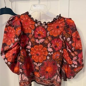 Farm Rio Gigi Tapestry Top